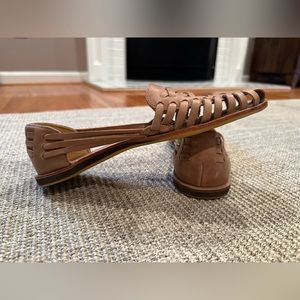 NISOLO Women's Huarache Sandals / Almond / Size 9